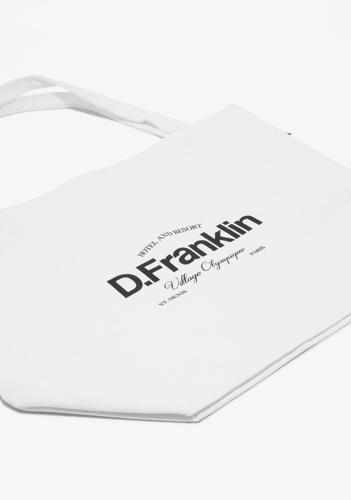 Paris St.Denis Tote Bag White