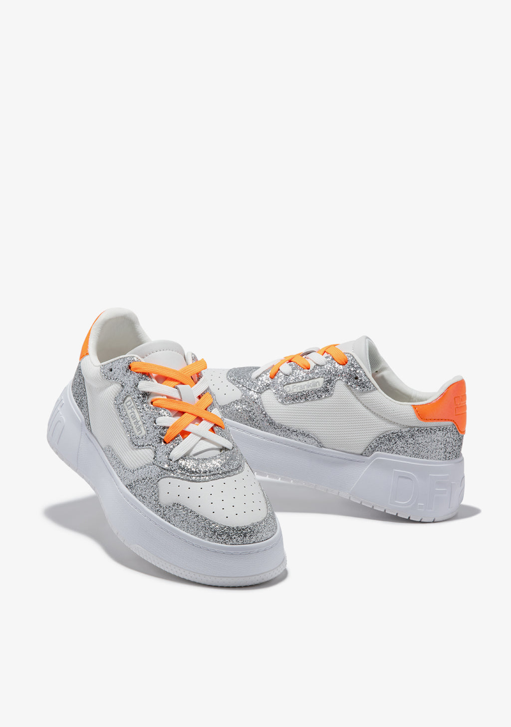 Court Basic Mesh Glitter Silver