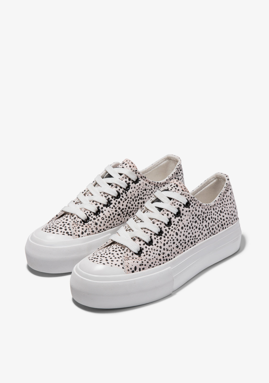 One Way Low White / Black Dots