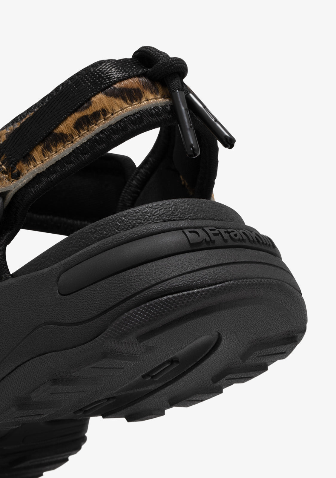 Flame Sandal Strips Leopard