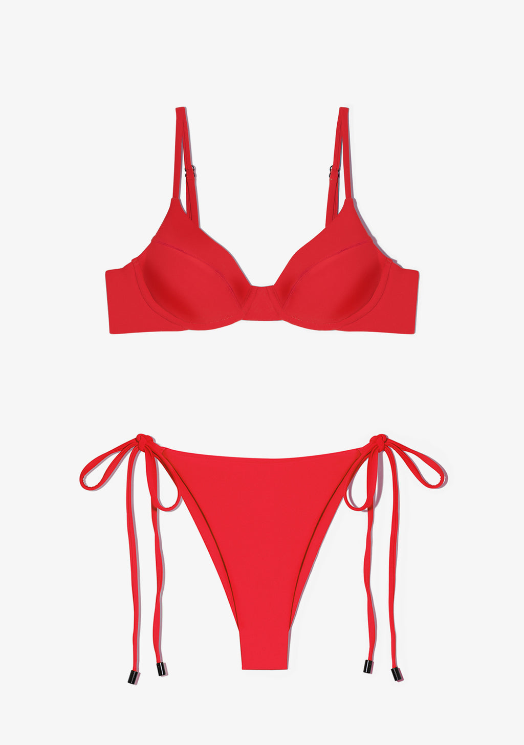 Masha Top + Lilo Bottom Chili Red Bikini