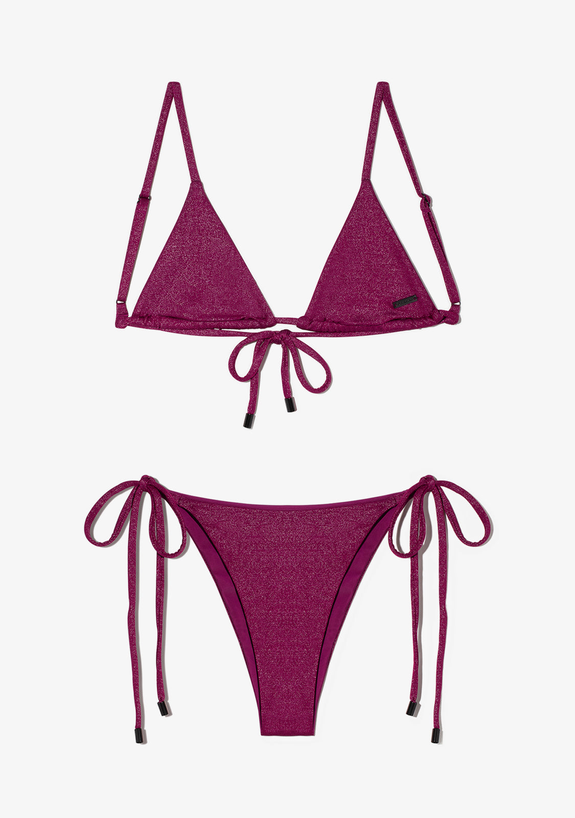 Kai Top + Lilo Bottom Mulberry Glimmer Bikini