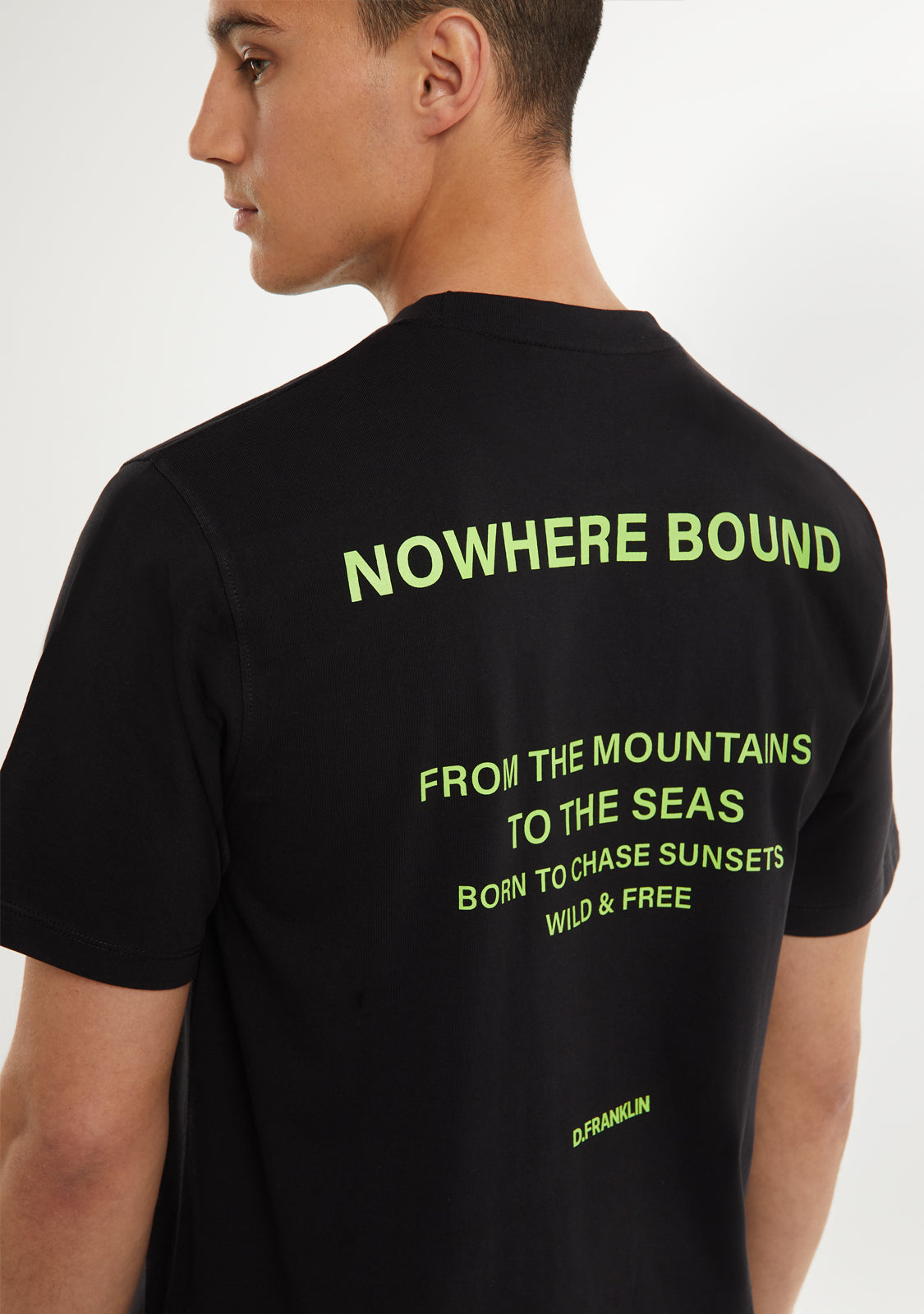 Nowhere Bound T-Shirt Black / Lime