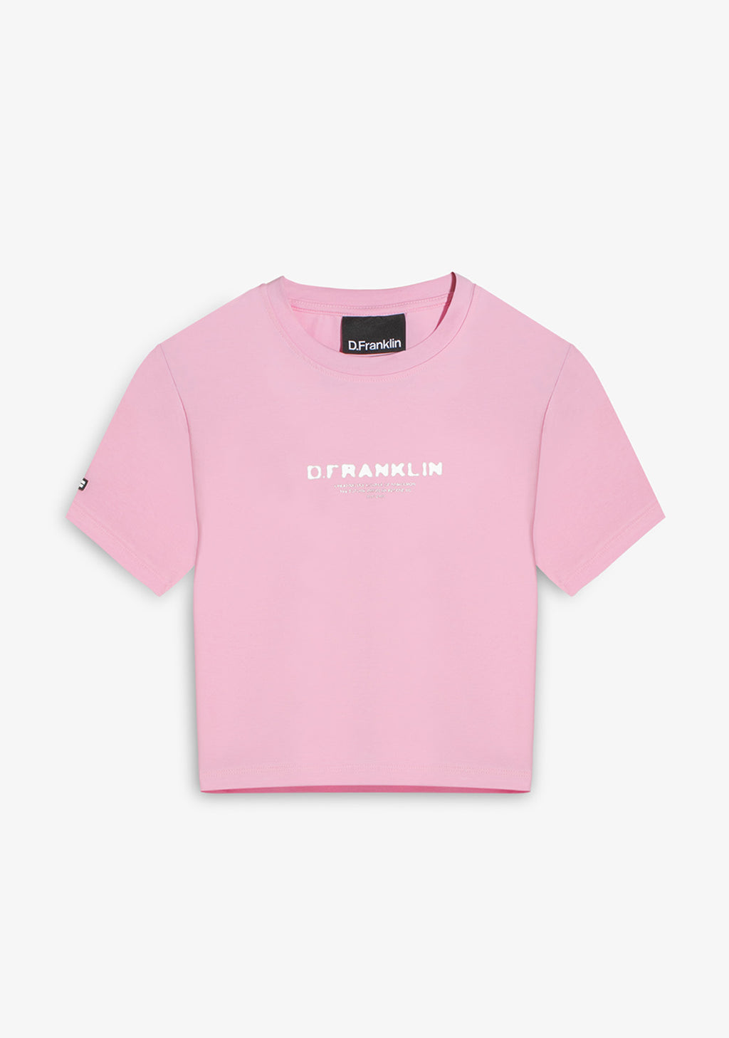 Tomorrow Cropped T-Shirt Pink