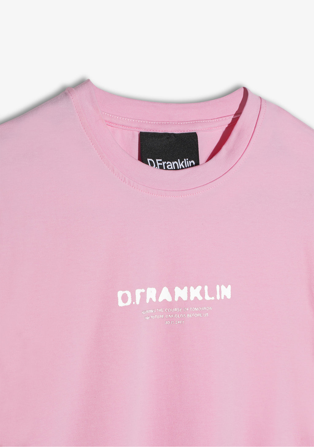 Tomorrow Cropped T-Shirt Pink