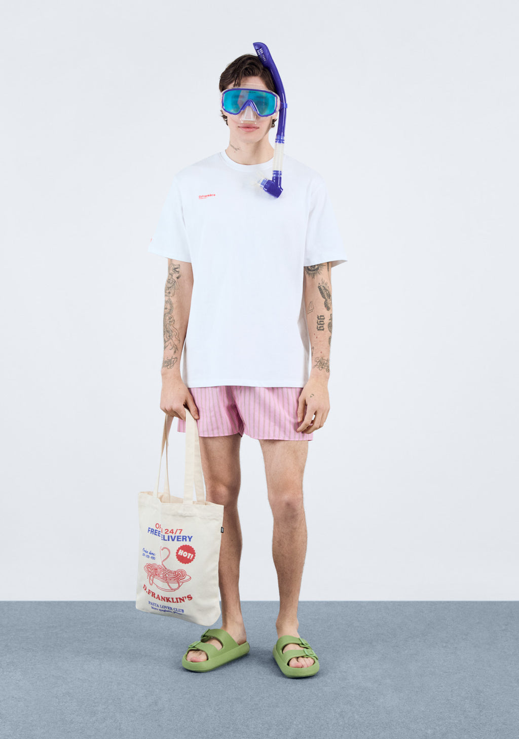 Best Burger T-Shirt  White / Orange