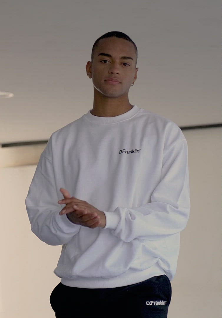 Sweatshirt Oversized D.Franklin Basic White