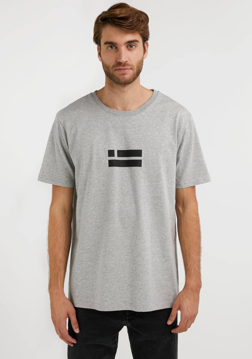 Flag T-Shirt Grey / Black
