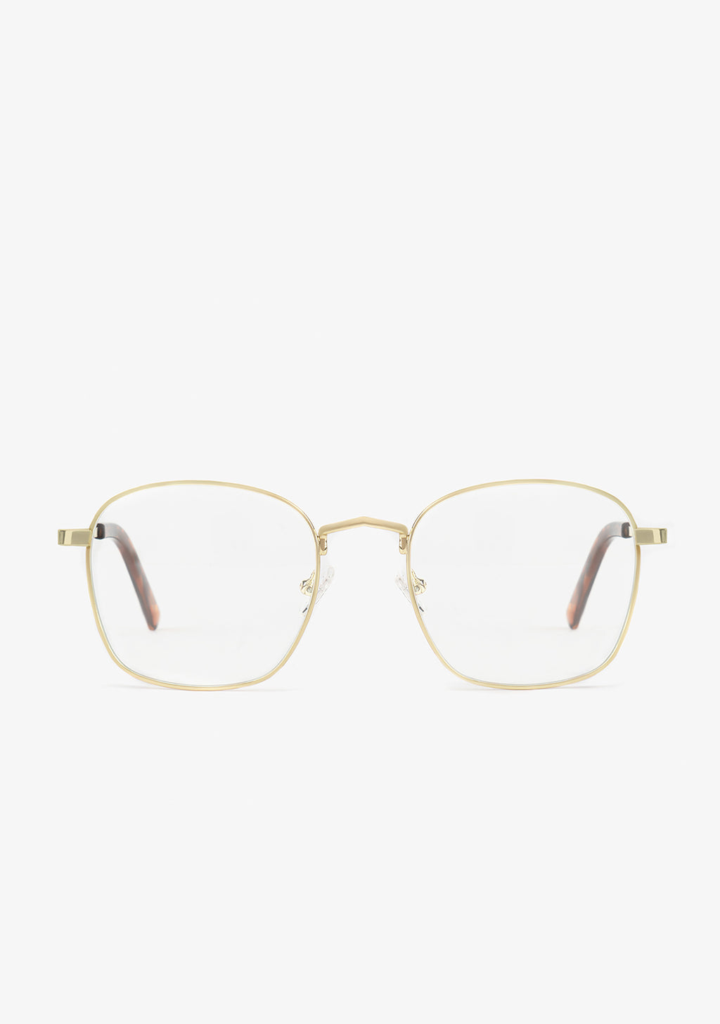 Classic Metal Square Gold / Blue Block