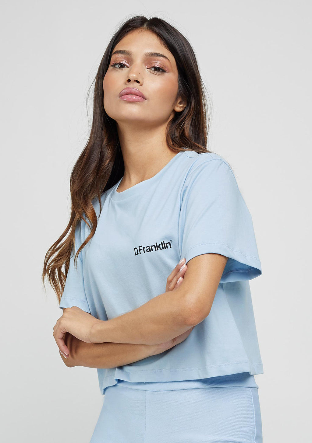 Basic Crop Top Blue