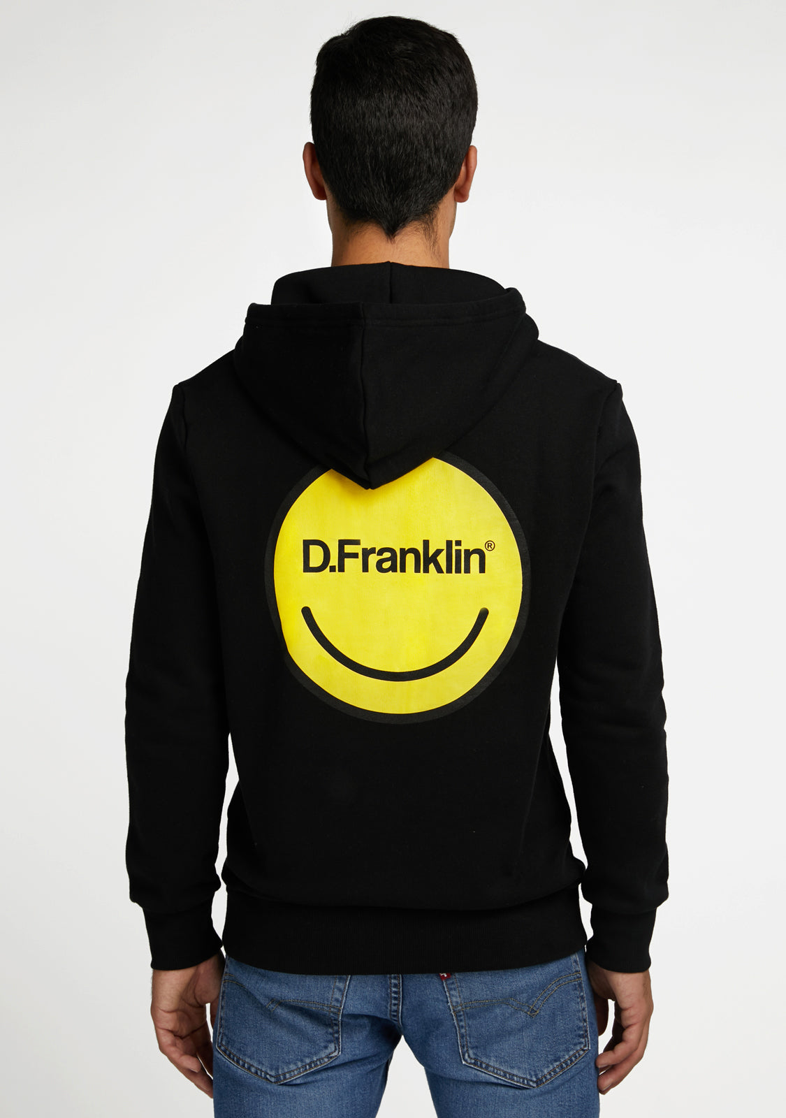 Hoodie Smiley Black