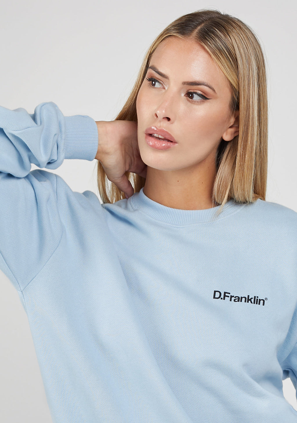Sweatshirt Oversized Basic Blue