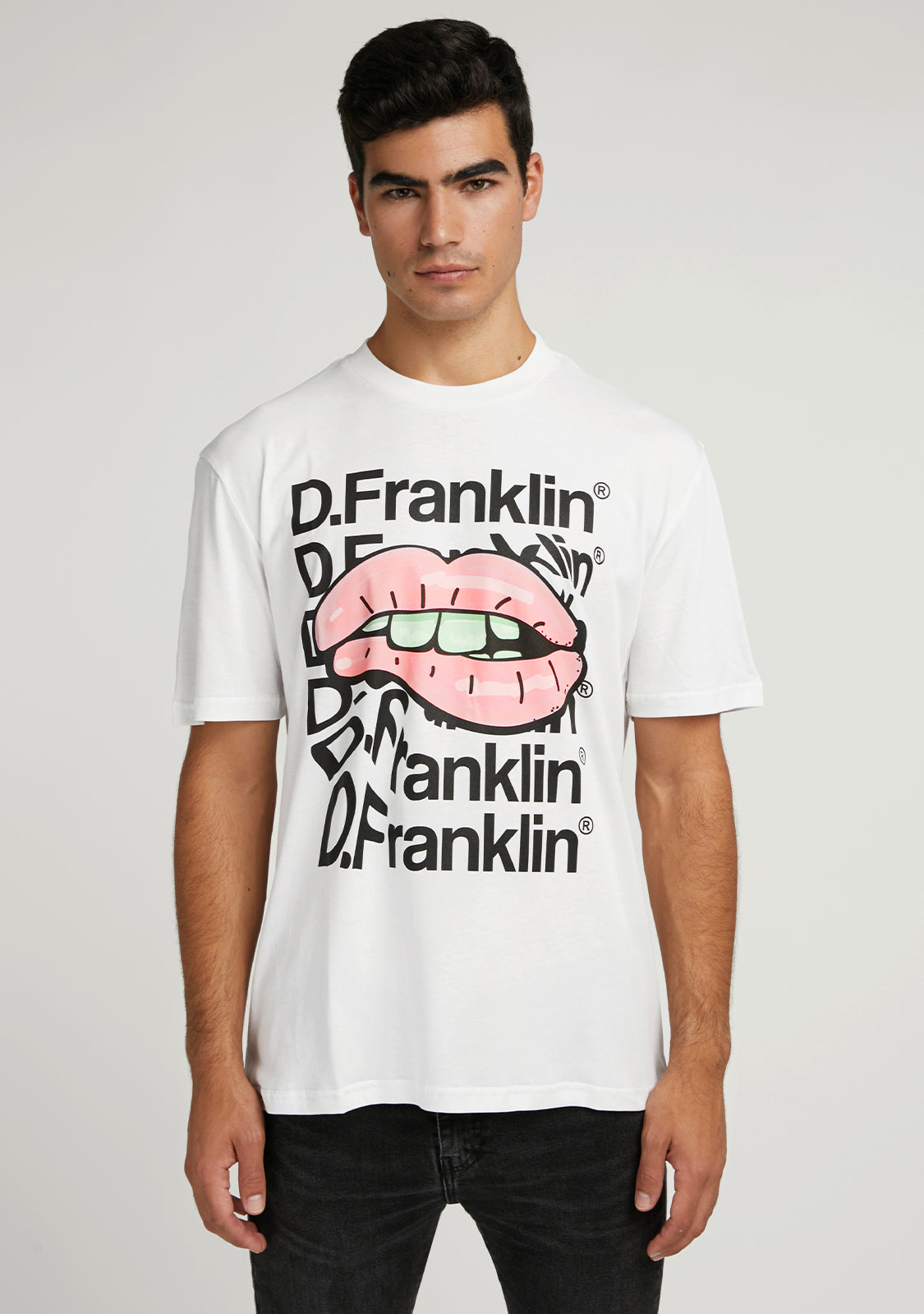 T-Shirt Mouth White