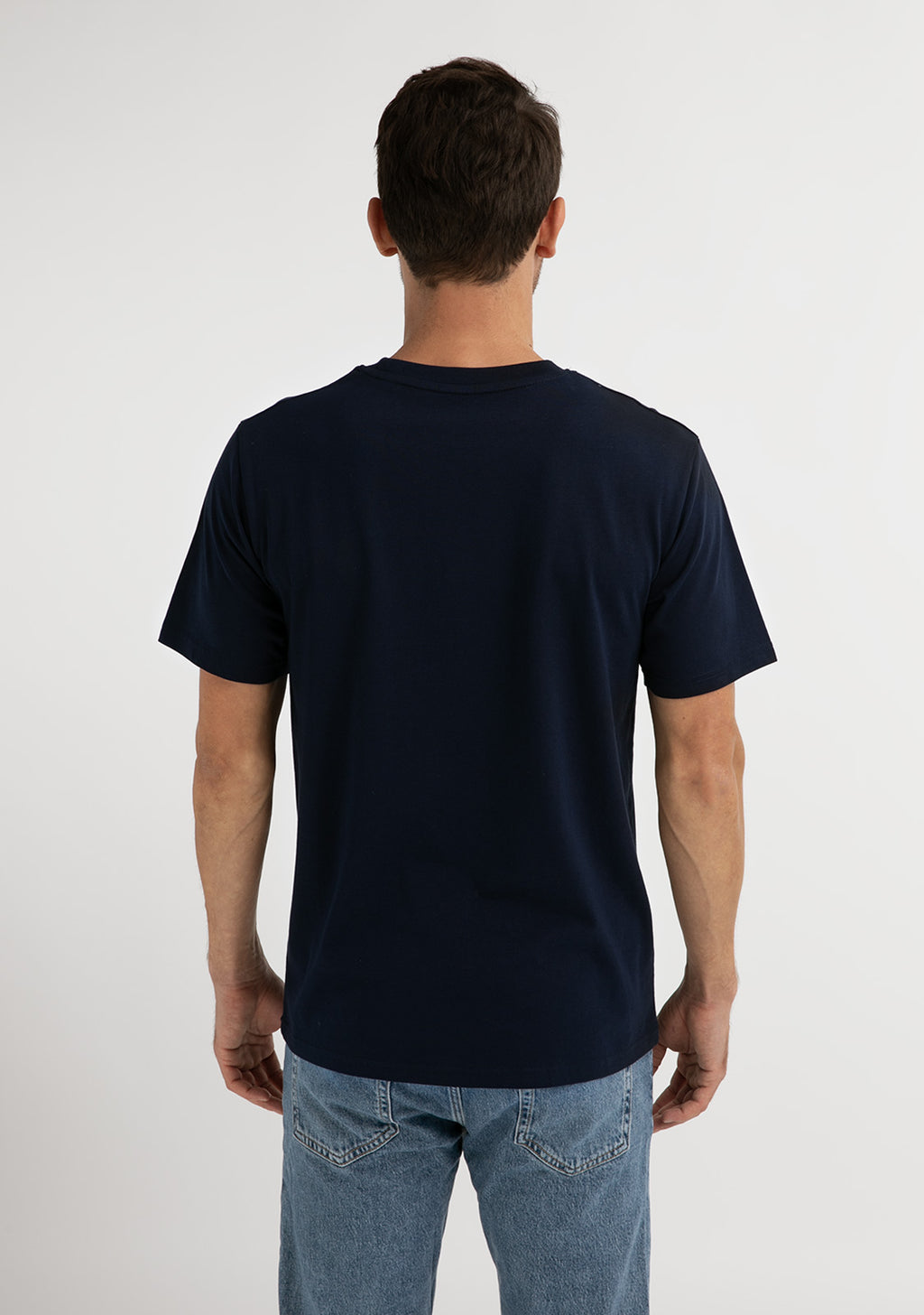 Flag T-Shirt Navy / Light Blue