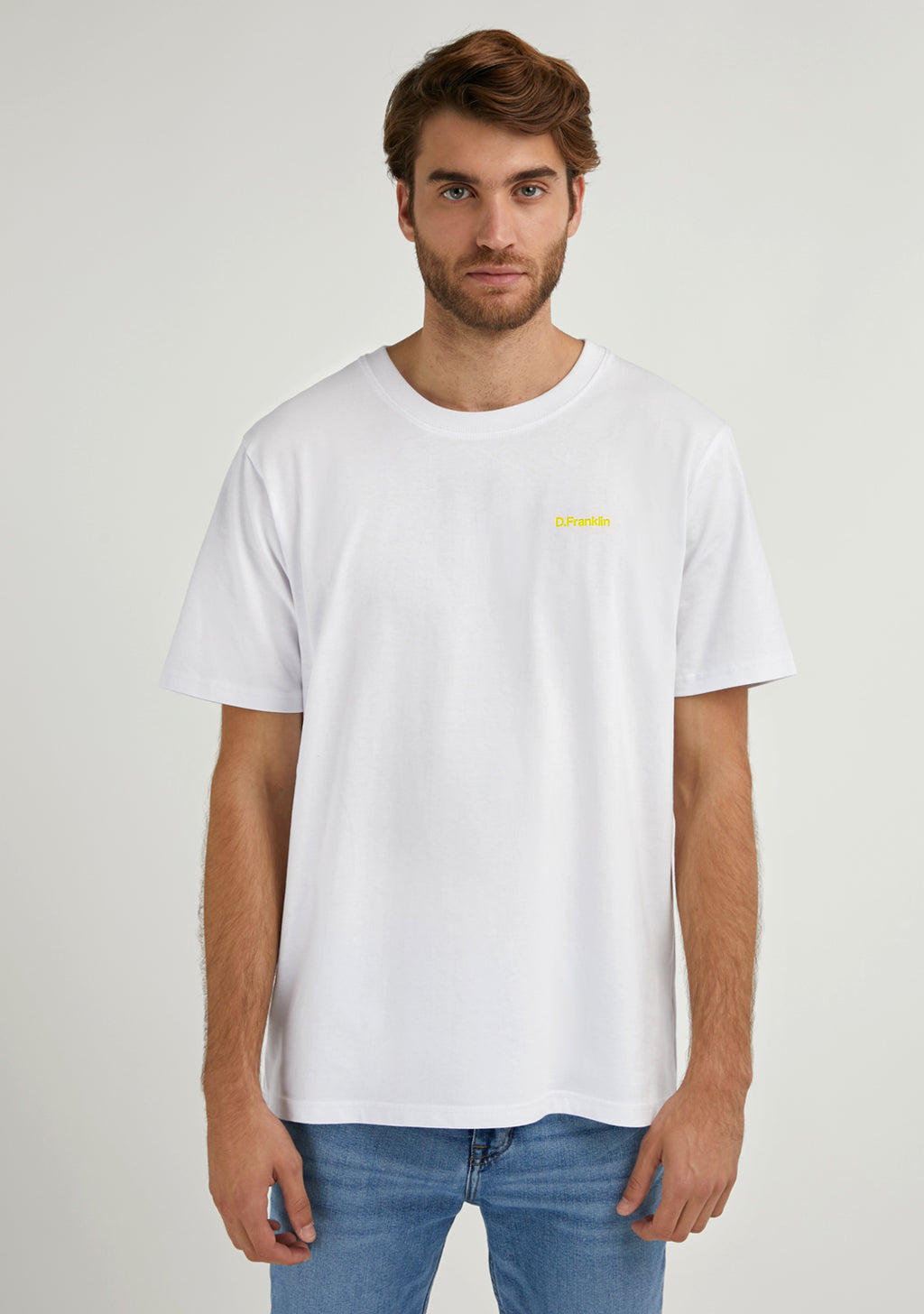 Social Club T-Shirt White / Yellow