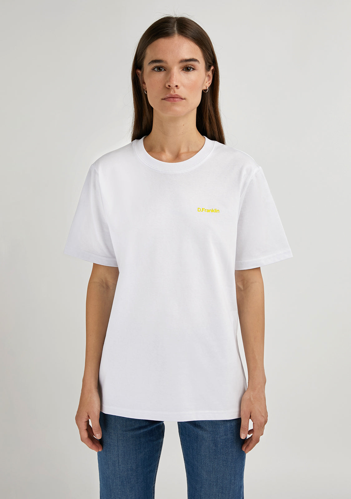 Social Club T-Shirt White / Yellow