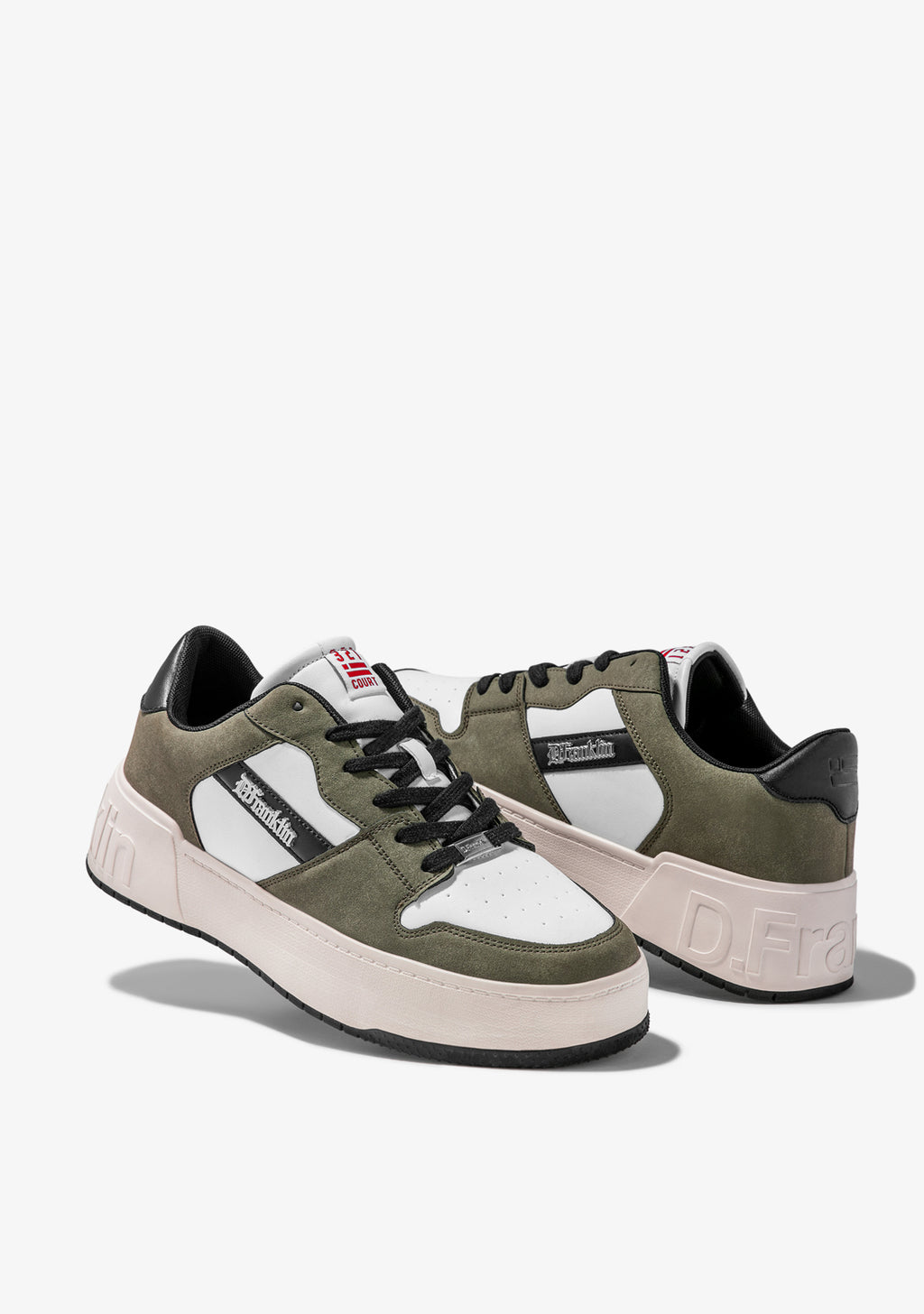 Low Court Khaki / White