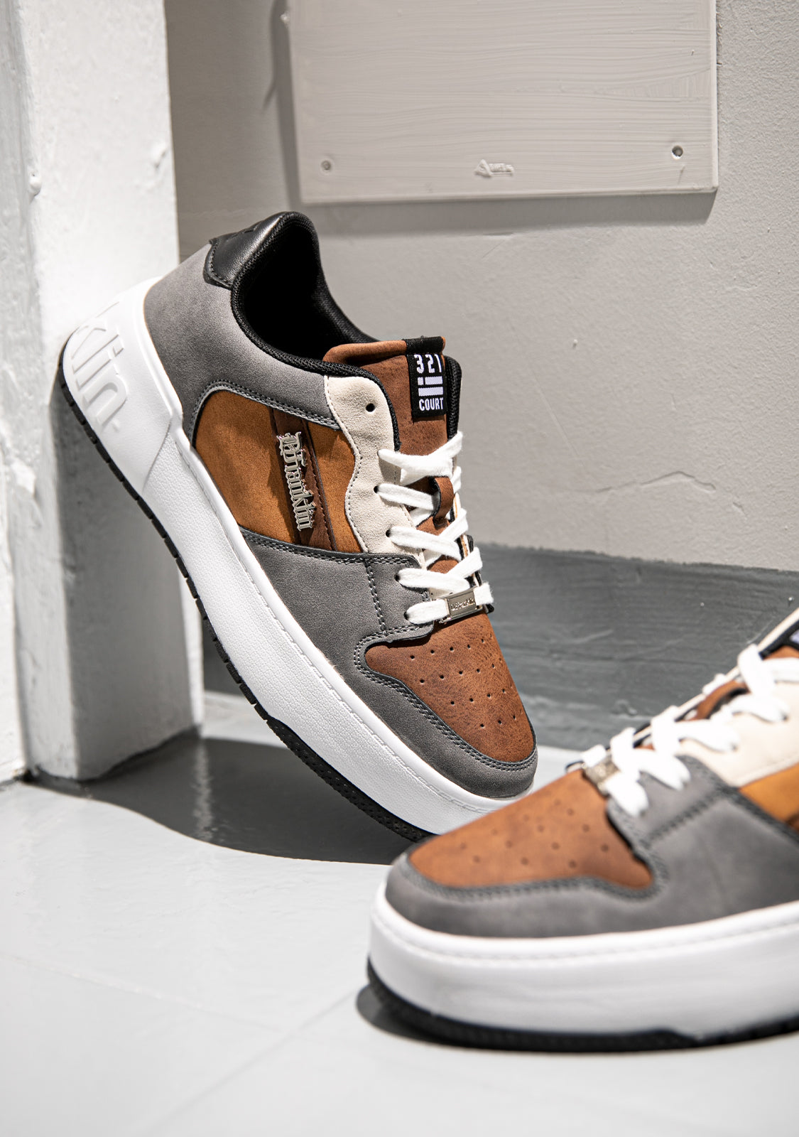 Low Court Microsuede