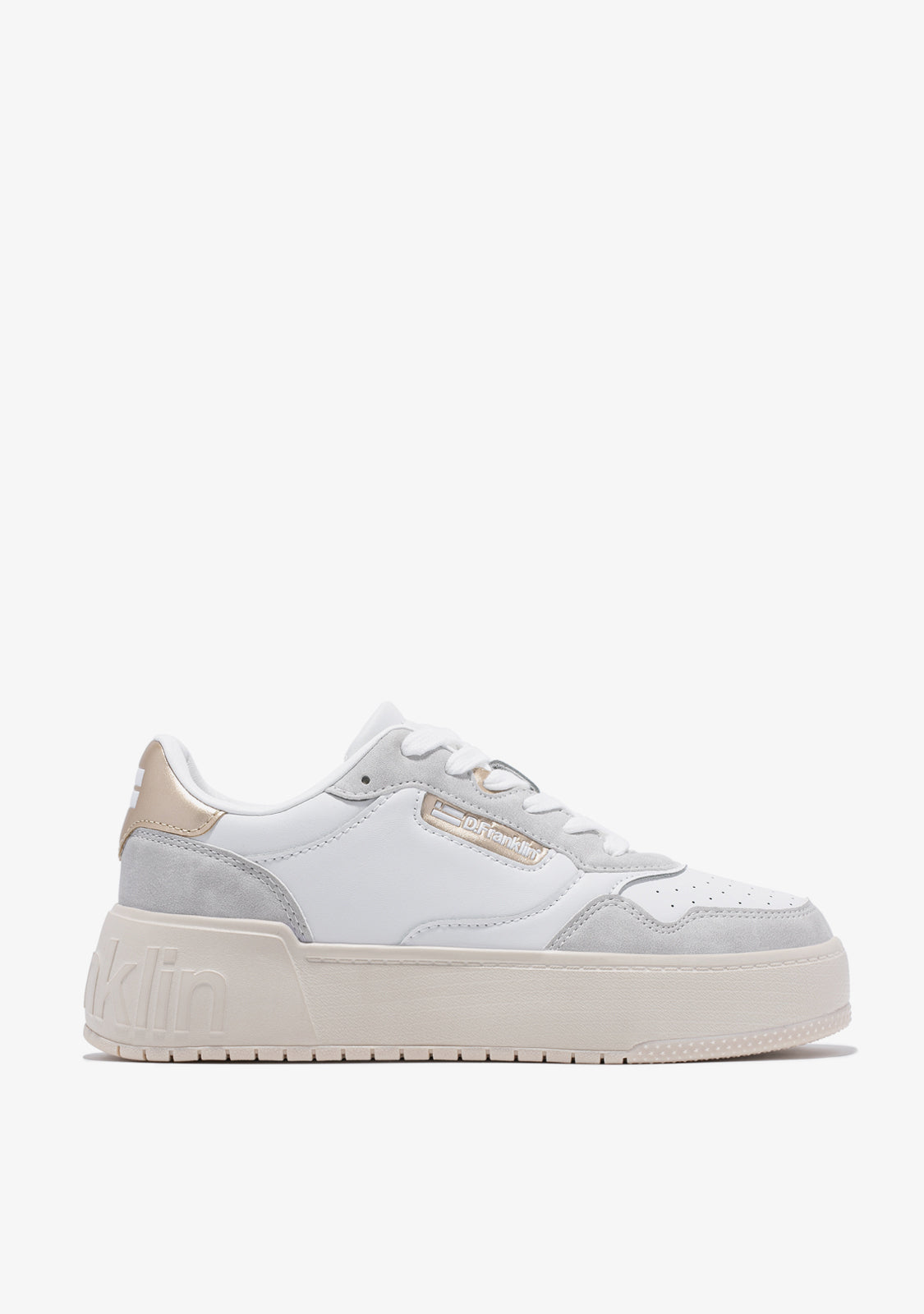 Low Court Basic White / Rose Gold